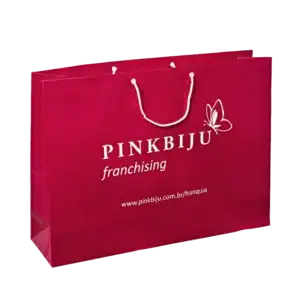 Sacola de papel off set personalizada